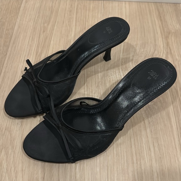 Zara mesh and bow sandals size37 - Picture 5 of 7